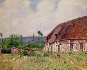 Thatched Cottage in Normandy, 1894